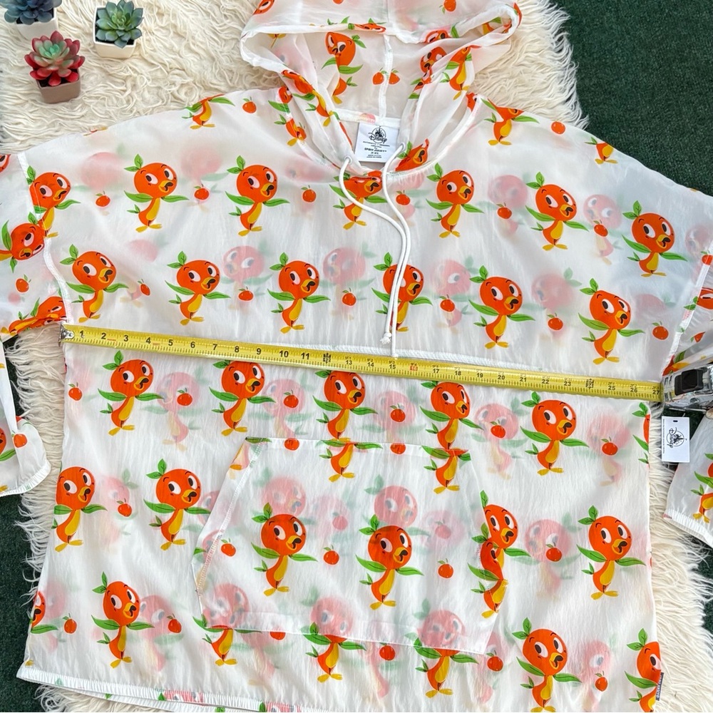 Disney Orange Bird Windbreaker Pullover NEW - Picture 8 of 12